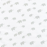 Living Textiles 2-pack Jersey Cot Fitted Sheet - Watercolour Elephant Pre Order Mid April