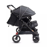 Valco Baby Snap Duo Stroller - Black Beauty + Bevi Cup Holder Pre Order End June