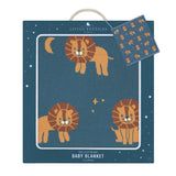 Living Textiles Whimsical Blanket - Lion