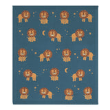 Living Textiles Whimsical Blanket - Lion