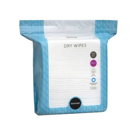 Mininor Dry Wipes – 200 Pack
