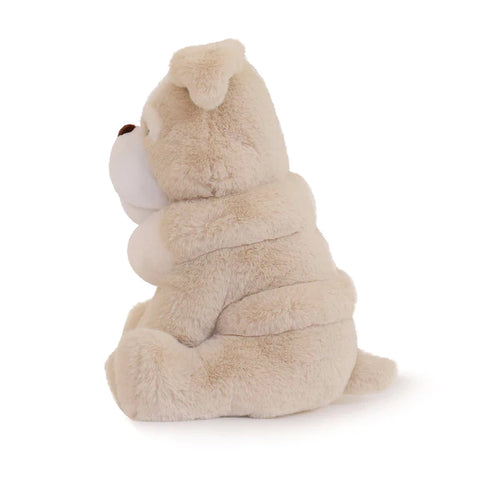 O.B Designs Boris Bulldog Soft Toy (Angora) 10"/ 26cm  Pre Order End Of February