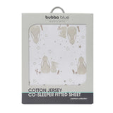Bubba Blue Bunny Dreams Jersey Co-sleeper Fitted Sheet