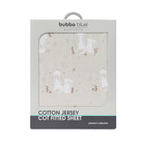 Bubba Blue Bunny Dreams Jersey Cot Fitted Sheet