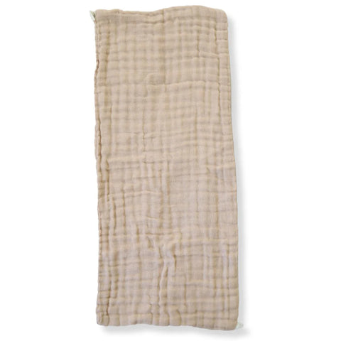 Fibre for Good Undyed Organic Cotton Muslin Burp Cloth