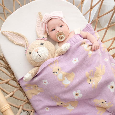 Living Textiles Whimsical Blanket - Bunny