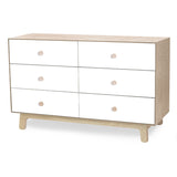 Oeuf Merlin 6 Drawer Chest Sparrow Base - Birch With Free Leander Matty Pre Order Early September
