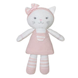 Living Textiles Knitted Soft Toy - Daisy the Cat