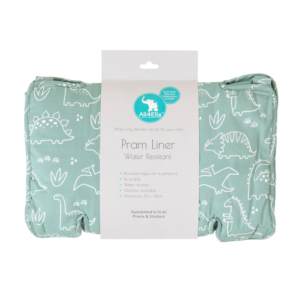 Dinosaur deals pram liner