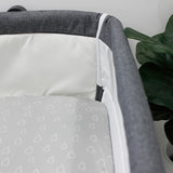 Bubba Blue Nordic 2pk Co-Sleeper Fitted Sheets - Grey/Sand
