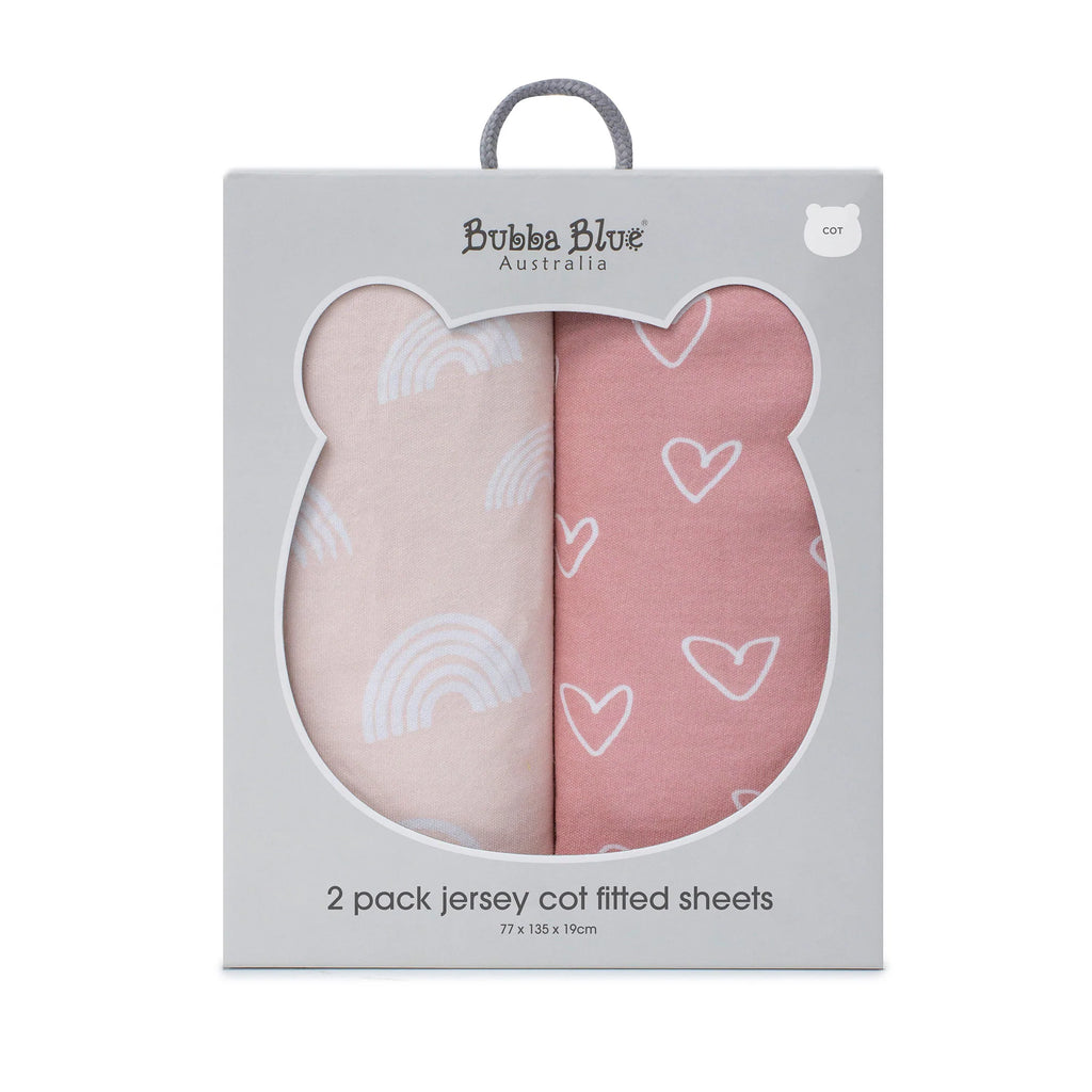 Bubba blue fitted cot sales sheet