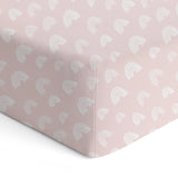 Bubba Blue Nordic 2pk Jersey Cot Fitted sheets - Dusty Berry/Rose