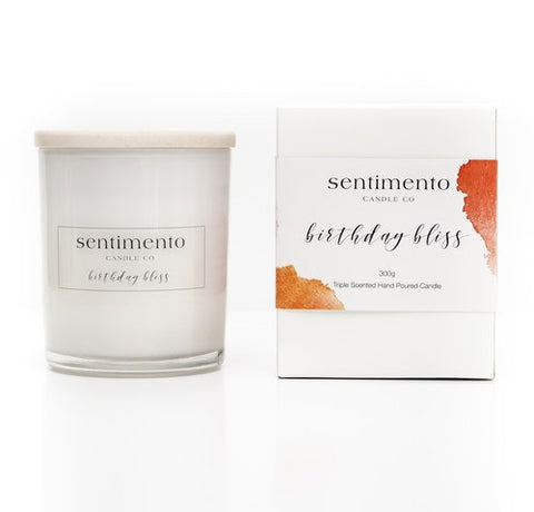 Sentimento Soy Candle - Birthday Bliss