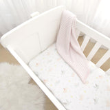 Living Textiles 2pk Bassinet Jersey Fitted Sheets - Ava Floral