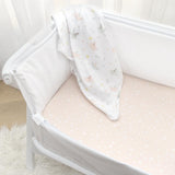 Living Textiles 2pk Co-Sleeper/Cradle Jersey Fitted Sheets - Ava Floral