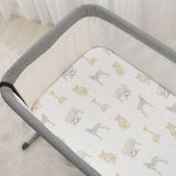 Living Textiles 2pk Co-Sleeper/cradle Jersey Fitted Sheet - Savanna Babies