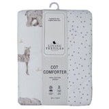Living Textiles Jersey Cot Comforter - Savanna Babies