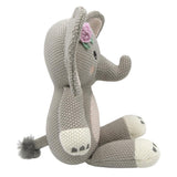 Living Textiles Knitted Soft Toy - Ella Elephant