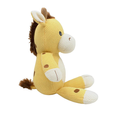 Living Textiles Knitted Soft Toy - Noah Giraffe