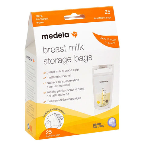 Medela Breast Milk Storage Bags (25 pk)