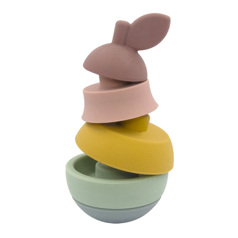Playground Silicone Stacking Puzzle - Pear