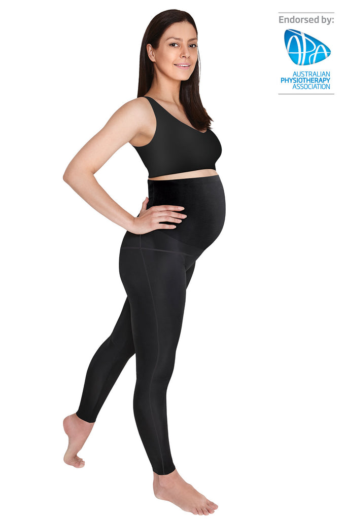 SRC Pregnancy Leggings Over the Bump - Black