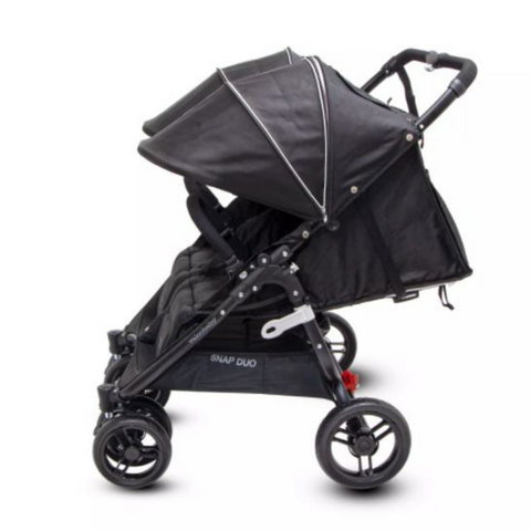 Valco Baby Snap Duo Stroller - Black Beauty  Bevi Cup Holder (Pre-Order Mid February)